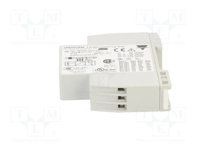 CARLO GAVAZZI DPA55CM44 Relé de monitorización de tensión trifásica 3 x 208...480V AC