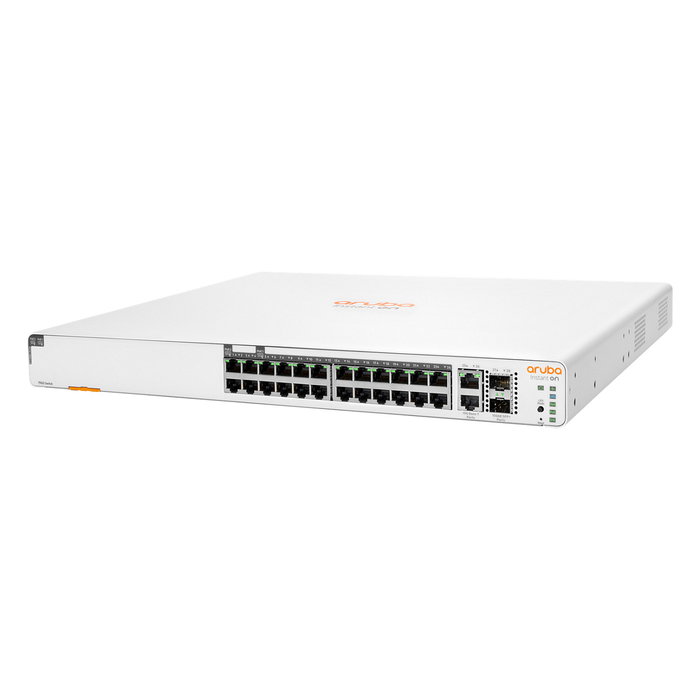 HP Enterprise Aruba Instant On 1960 24G 2SFP+ 2XGT PoE+ (370W) M RM Switch HP Enterprise Aruba Instant On 1960 24G 2SFP+ 2XGT PoE+ (370W) M RM Switch