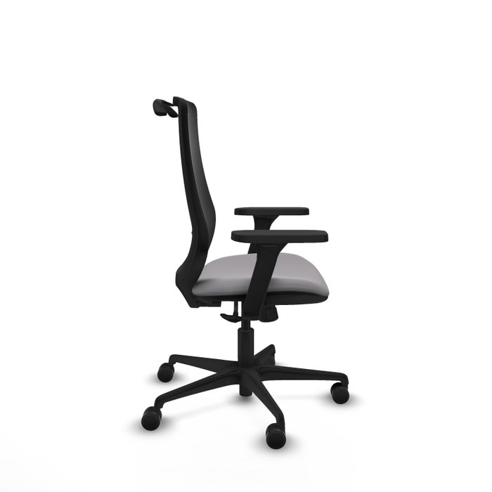 PIQUERAS Y CRESPO Silla de oficina Mardos con mecanismo Sincro, Gris y Negro PIQUERAS Y CRESPO Silla de oficina Mardos con mecanismo Sincro, Gris y Negro