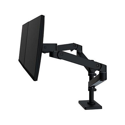 Ergotron LX Pro Series 45-690-292 Soporte Dual para Monitor 27 Pulgadas Negro