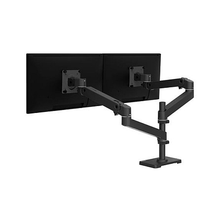 Ergotron LX Pro Series 45-690-292 Soporte Dual para Monitor 27 Pulgadas Negro