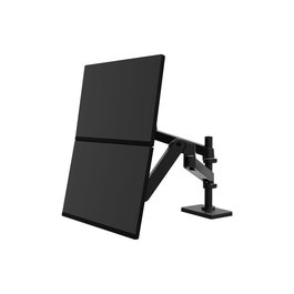 Ergotron LX Pro Dual Monitor Arm Black Schwarz (45-690-292) - Brazo Doble para Monitores