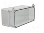 FIBOX SOLID Carcasa Universal con Bisagras Gris