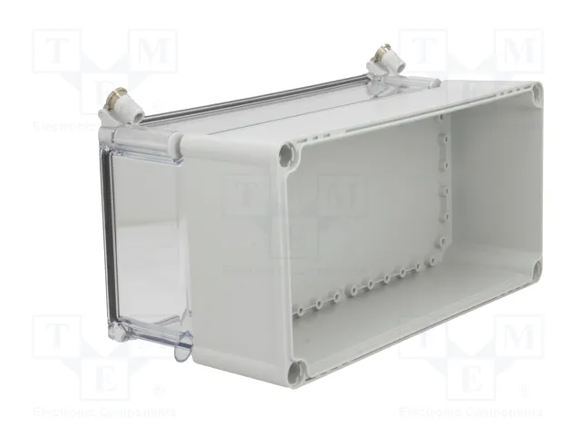 FIBOX SOLID Carcasa Universal con Bisagras Gris
