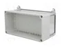 FIBOX SOLID Carcasa Universal con Bisagras Gris