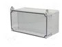 FIBOX SOLID Carcasa Universal con Bisagras Gris