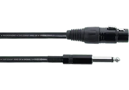 Cordial Cable de Audio Jack XLR/Mono Hembra de 5M