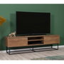 Hanah Home Laxus Takım 9 Juego de Muebles para Sala Nogal y Negro 90x39x40 cm
