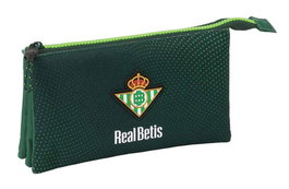 Mister Baby Real Betis Portatodo Triple, Resistente al Agua, Bolsa, Mochila, 22x12x3 cm