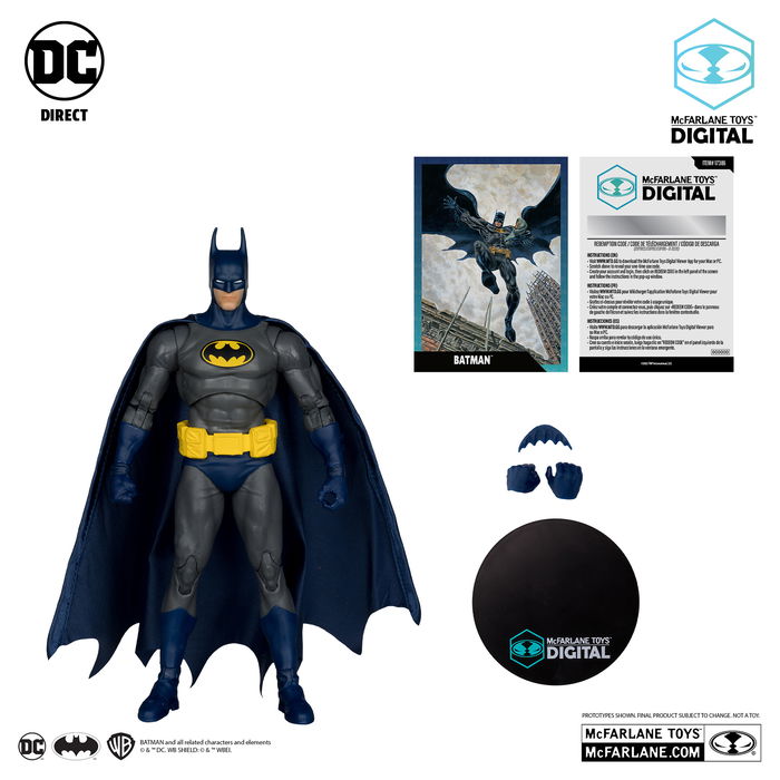 McFarlane 17386 Figura de Acción Coleccionable Batman DC Direct 7 Pulgadas (177.8 mm), Negro, Año 2025 McFarlane 17386 Figura de Acción Coleccionable Batman DC Direct 7 Pulgadas (177.8 mm), Negro, Año 2025