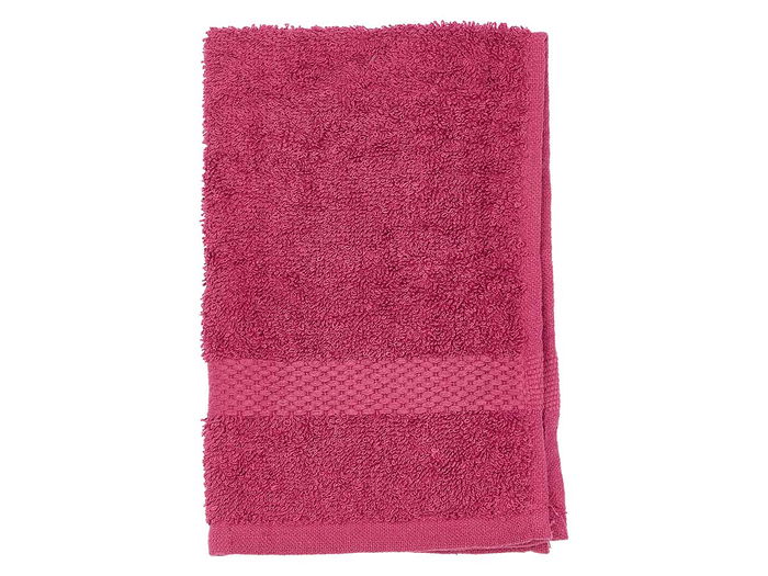 Berilo Toalla Lisa 30x50 cm Color Granate - 80% Algodón, 20% Poliéster (Set de 36)
