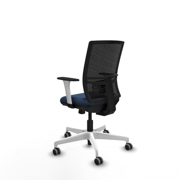 PIQUERAS Y CRESPO Silla de oficina Yunquera con mecanismo Sincro/Traslack Azul marino y Negro PIQUERAS Y CRESPO Silla de oficina Yunquera con mecanismo Sincro/Traslack Azul marino y Negro