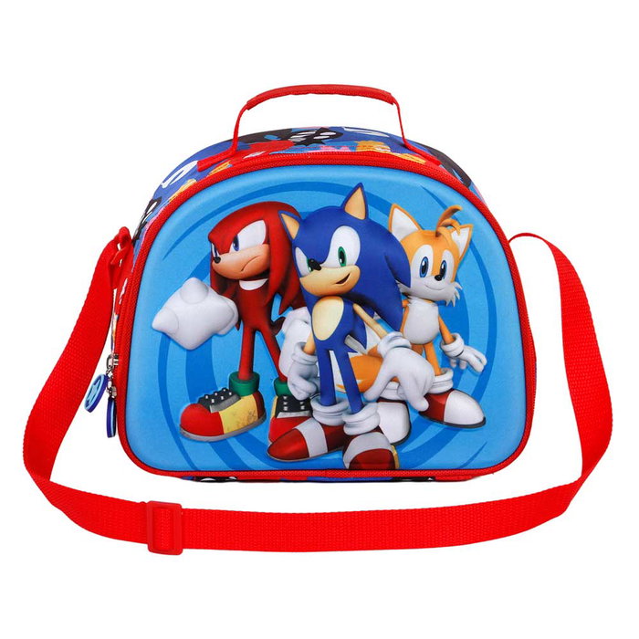 Bolsa Portamerienda 3D Friends Sonic The Hedgehog - SEGA Azul Bolsa Portamerienda 3D Friends Sonic The Hedgehog - SEGA Azul