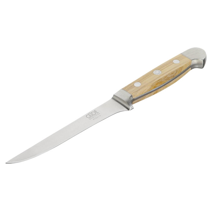 Güde Alpha Boning Knife flexible de 13 cm con mango de madera de peral Güde Alpha Boning Knife flexible de 13 cm con mango de madera de peral