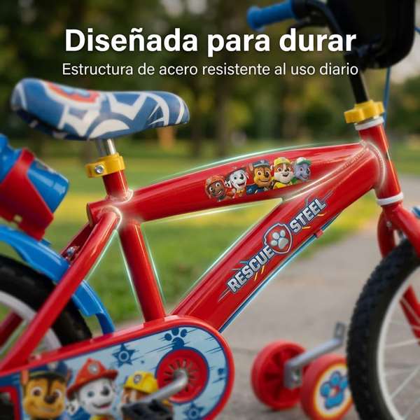 Bicicleta infantil Toimsa Paw Patrol 14" para niños de 4 a 6 años Bicicleta infantil Toimsa Paw Patrol 14" para niños de 4 a 6 años