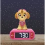 Lexibook Reloj Despertador Digital con Luz Nocturna - Paw Patrol, Luz y Sonido 3D para Niñas - Modelo LEX3380743104935
