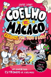 PORTO EDITORA Coelho vs. Macaco - Coelhos por todo o lado! - Livro 9, Jamie Smart