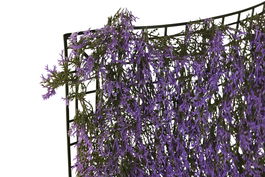 DKD Home Decor Jardín Vertical Verde Lila 50 x 5 x 50 cm (4 Unidades)