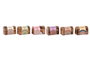 DKD Home Decor Set de 10 (12 Unidades) Caja Indio Multicolor Marron Madera 5 x 6 x 9 cm