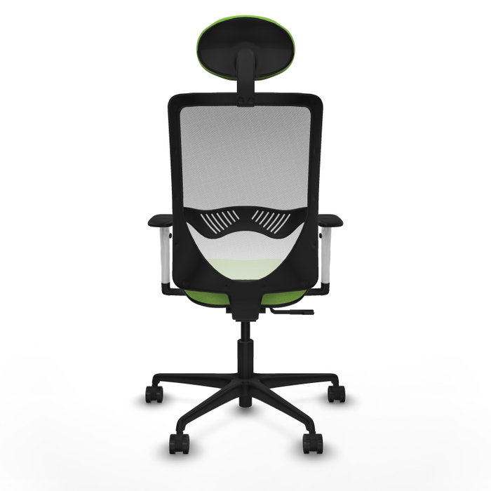 PIQUERAS Y CRESPO Silla de oficina Zulema Pistacho y Blanco PIQUERAS Y CRESPO Silla de oficina Zulema Pistacho y Blanco