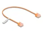 DeLOCK Cable de red RJ45 Cat.6 UTP Ultra Slim 0,3 m Naranja