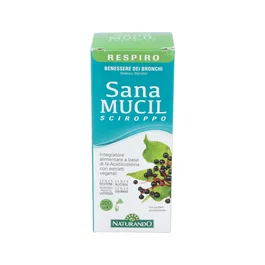 NATURANDO Sanamucil Jarabe 200Ml con N-Acetil Cisteína y Extractos Vegetales para la Fluidez Bronquial