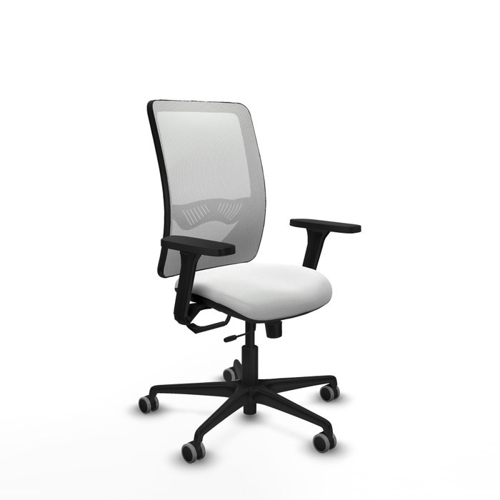 PIQUERAS Y CRESPO Silla de oficina Zulema Blanca con mecanismo Sincro/Traslack PIQUERAS Y CRESPO Silla de oficina Zulema Blanca con mecanismo Sincro/Traslack