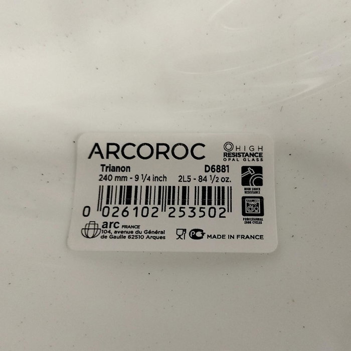 Arcoroc Ensaladera Trianon de 24 cm Blanco