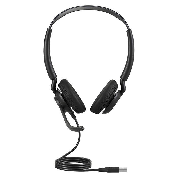 Jabra Engage 50 II. Auricular con Diadema Alambrico USB-A para Oficina. Supraaural, Negro. Certificado para Cisco, Unify, Microsoft Teams, Zoom