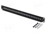 LANBERG Patch Panel 24 puertos 1U negro