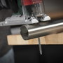 Wolfcraft Hojas de sierra de calar HSS con vástago en T para tubos de metal de ø110 mm