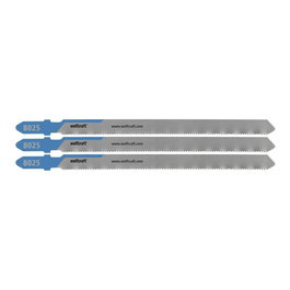 Wolfcraft Hojas de sierra de calar HSS con vástago en T para tubos de metal de ø110 mm