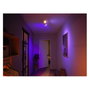 Philips Hue White and Color Ambiance Plafón Centris Smart LED Spot de 2 focos, Bluetooth/Zigbee, GU10, compatible con Alexa, Google Assistant y HomeKit