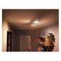 Philips Hue White and Color Ambiance Plafón Centris Smart LED Spot de 2 focos, Bluetooth/Zigbee, GU10, compatible con Alexa, Google Assistant y HomeKit