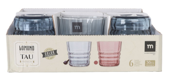 La Mediterranea Vaso Lomond Tau Azul 36cl