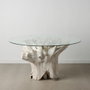 Mesa Comedor Blanco Rozado 140 X 140 X 75 cm