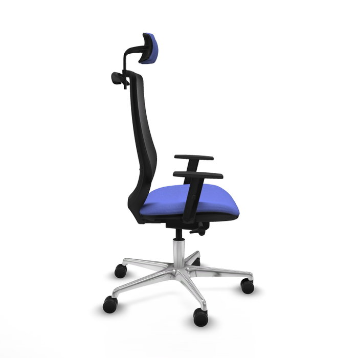 PIQUERAS Y CRESPO Silla de oficina Mardos con mecanismo Sincro/Traslack Azul claro/Negro PIQUERAS Y CRESPO Silla de oficina Mardos con mecanismo Sincro/Traslack Azul claro/Negro