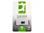 Q-connect Memoria USB 128 GB 3.2 Tipo C Flash Drive Plateado