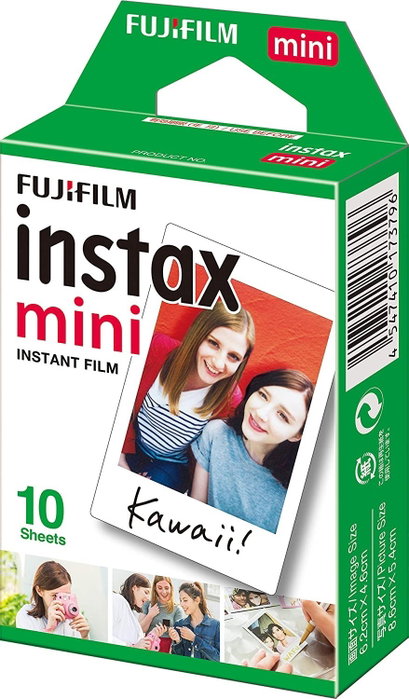 FUJIFILM Instax Mini Film con marco blanco, 10 piezas