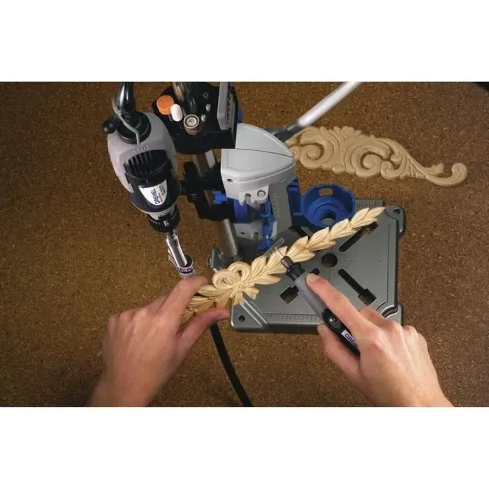 Dremel Soporte de Perforación 220 para Trabajos Estacionarios con Herramienta Dremel