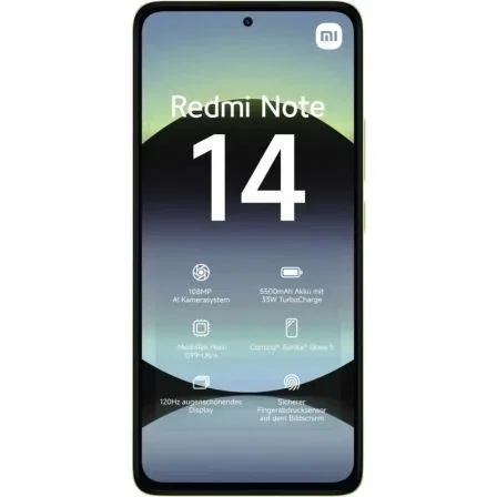 Xiaomi Smartphone Redmi Note 14 8GB/256GB 6.67" Verde