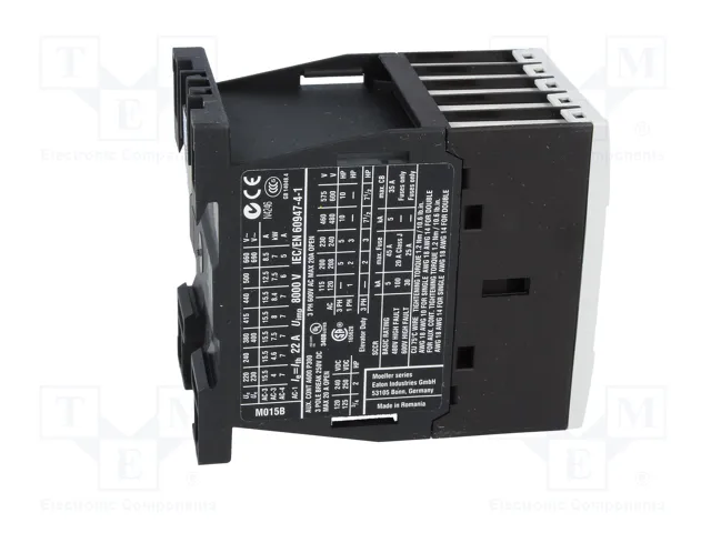 EATON ELECTRIC Contactor DILM15 3-polar 230VAC 15A