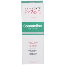 Somatoline Cosmetic Skin Expert Crema corporal con mentol para caderas y muslos, 250 ml