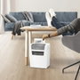 LEITZ IQ home Trituradora de documentos con corte de partículas, 6 hojas, blanco