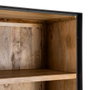 Ixia Alacena Natural de Madera de Mango Ohio 90 x 44 x 180 cm