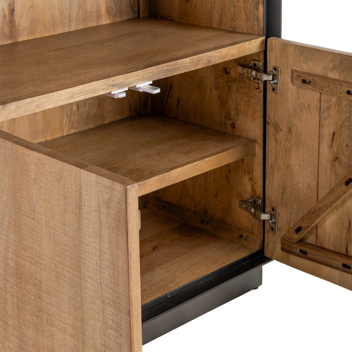 Ixia Alacena Natural de Madera de Mango Ohio 90 x 44 x 180 cm Ixia Alacena Natural de Madera de Mango Ohio 90 x 44 x 180 cm