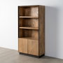 Ixia Alacena Natural de Madera de Mango Ohio 90 x 44 x 180 cm