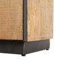 Ixia Alacena Natural de Madera de Mango Ohio 90 x 44 x 180 cm