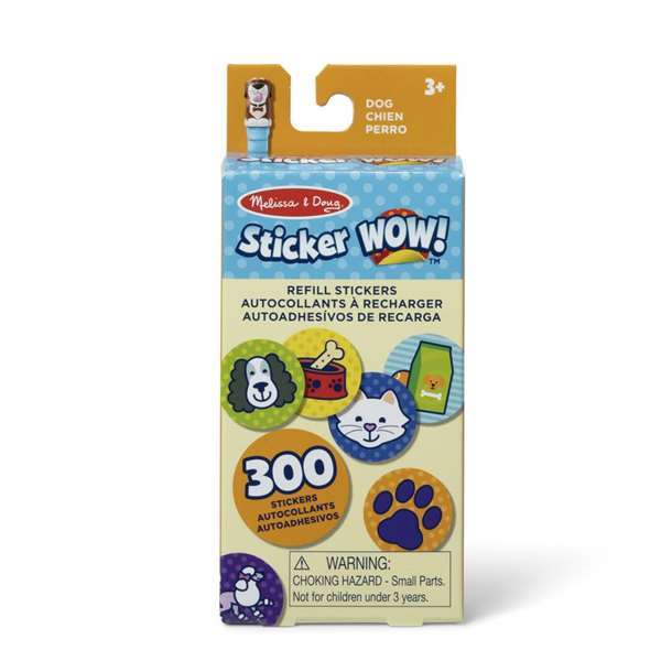MELISSA&DOUG Sticker WOW! Perros con sello de pegatinas y cuaderno de actividades