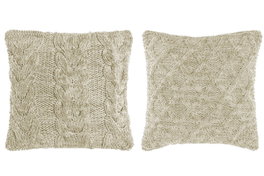 DKD Home Decor Cojín Algodón Poliéster 45x10x45 Surtido Verde Menta